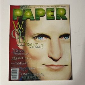 - Woody Harrelson Cover Paper Magazine